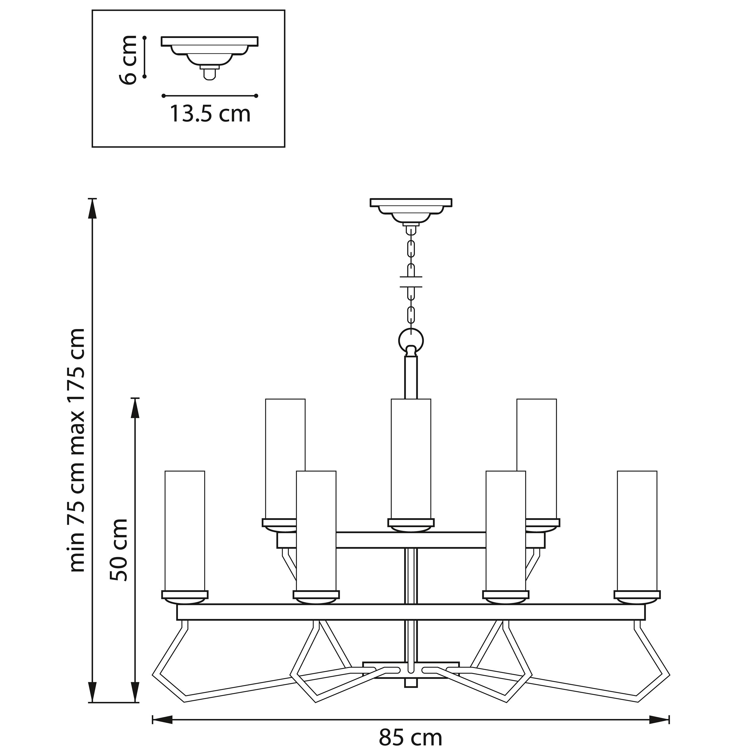 Люстра подвесная Flume Lightstar 723125