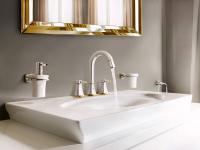 Смеситель для раковины GROHE Grandera с донным клапаном и высоким изливом, хром/золото (20389IG0) Смеситель для раковины GROHE Grandera с донным клапаном и высоким изливом, хром/золото (20389IG0)