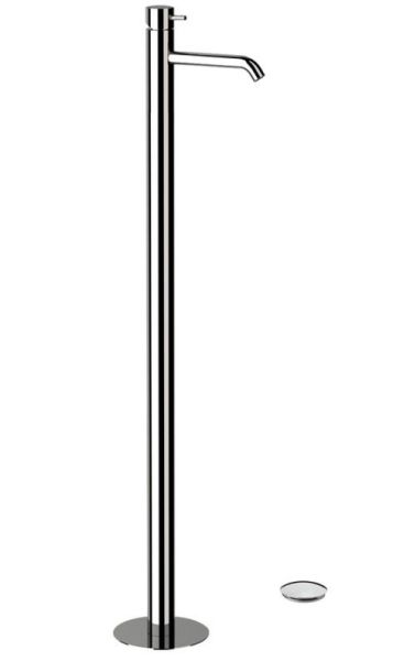 Daniel Tokyo, однорычажный напольный смеситель для раковины (излив 18 см), цвет хром