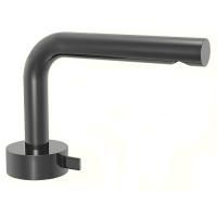 Fantini AF/21 Смеситель для раковины, 1 отв., без донного клапана, излив 155мм, цвет: Matt Gun Metal PVD