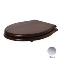 AZZURRA Giunone-Jubilaeum сиденье для унитаза дерево, шарниры хром (микролифт)