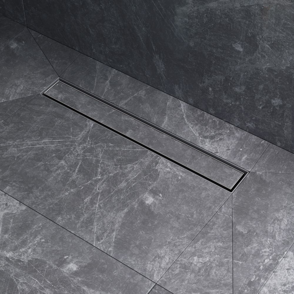 W01SC-U11-050-04SB MasterFlow Трап для душа линейный универс затвор Tile 50см цвет сталь мат W01SC-U11-050-04SB MasterFlow Трап для душа линейный универс затвор Tile 50см цвет сталь мат