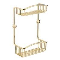 COMPLEMENTI Решетка двойная L20xP10xH30 см., золото