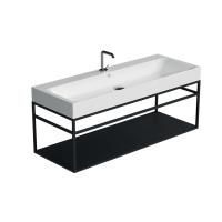 KERASAN Cento раковина 120х45 c 1 отв. под смеситель, цвет белый