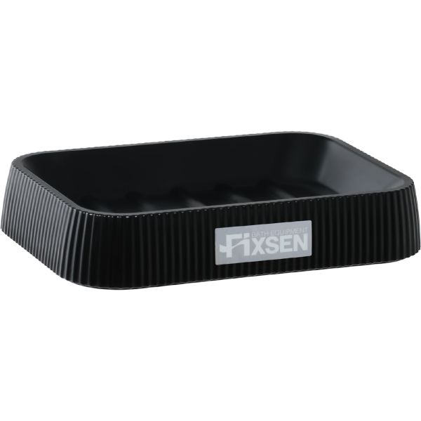 Мыльница FIXSEN BLACK WOOD FX-401-4, черный