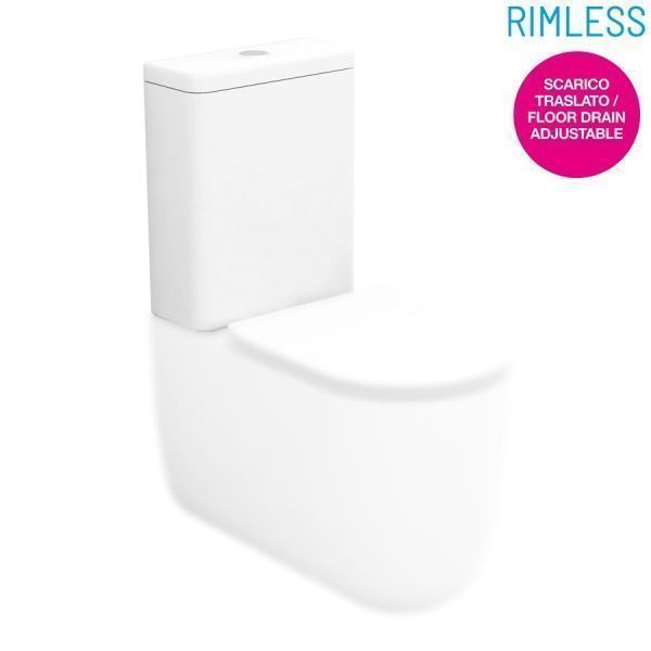 Olympia Milady, бачок для моноблока, включая механизм смыва, цвет черный глянцевый