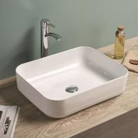 Раковина керамическая накладная AM-78109, цвет белый, 500х390х130