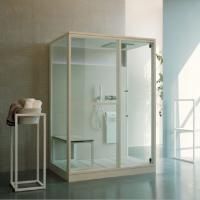 Effegibi H Medium Хаммам с душем, угловой R.H., SX, 152x102xh220см, отделка: Soft Sand