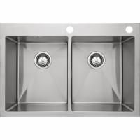 Мойка Seaman Eco Marino SMB-7651DS, два отверстия (Ø35мм), комплектация с вентиль-автоматом