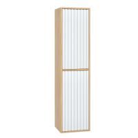 Пенал Onika Дайлер 35 подвесной белый/дуб сонома, универсальный