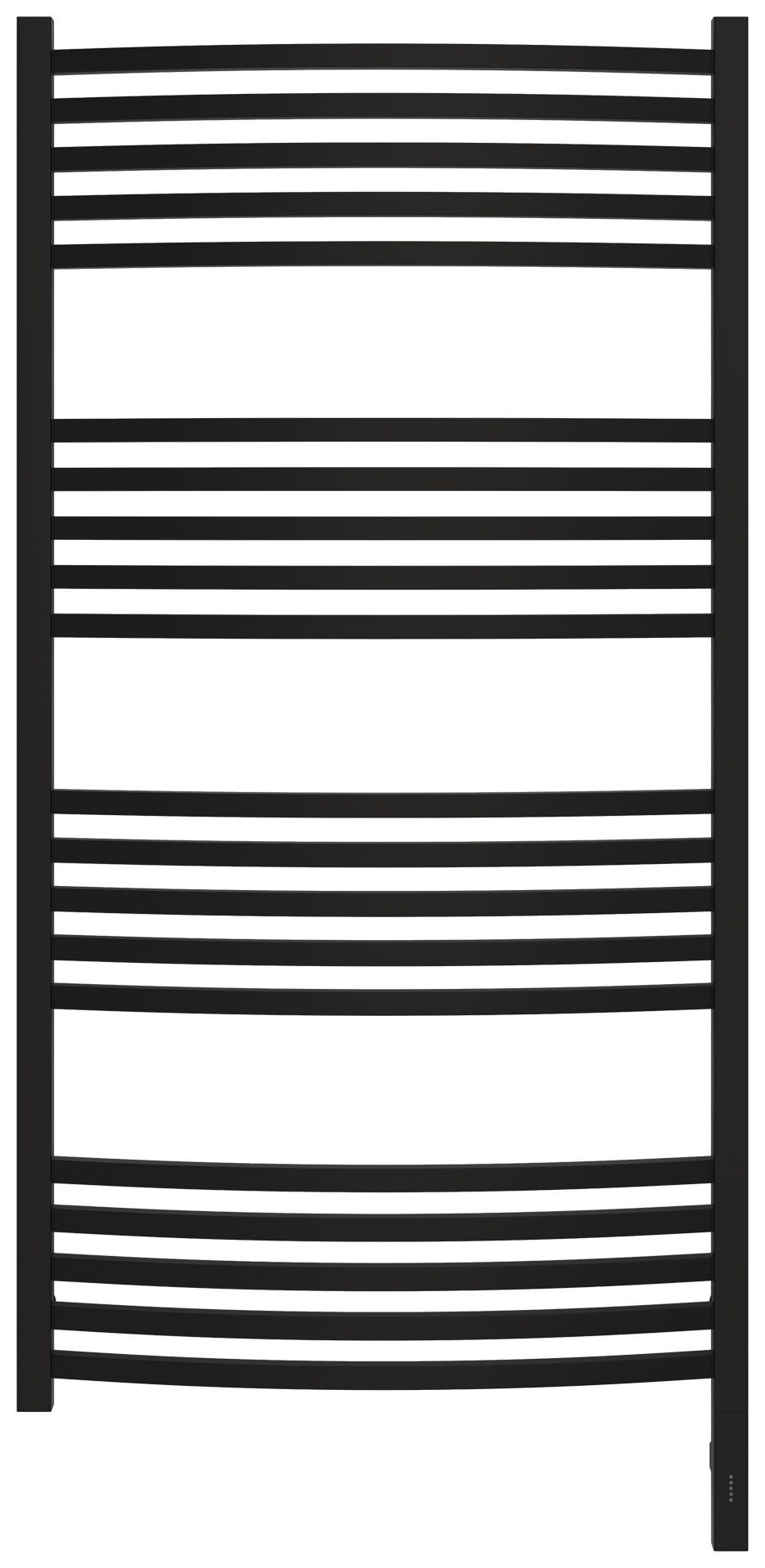 Полотенцесушитель электрический АРКУС 3.0 1200х600 МЭМ правый (Матовый чёрный)