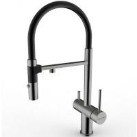 Смеситель для кухни Paulmark Magneto Ma213118-B Беретта Черный Смеситель для кухни Paulmark Magneto Ma213118-B Беретта Черный