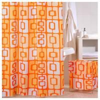 Штора для ванны Iddis Orange Toffee 200x240 Оранжевая