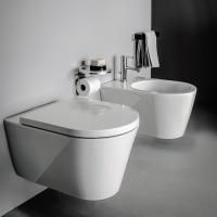 LAUFEN KARTELL Унитаз подвесной 545х370х430 мм., безободковый смыв Rimless, цвет белый