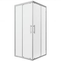 Душевой уголок Bravat Stream 90x90 BS090.2204S профиль Хром стекло прозрачное