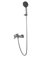 Смеситель для ванны с душем WONZON & WOGHAND STICK, Темный графит (WW-88639017-BGM)