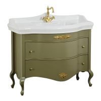 IMPERO База L110xH82xP57 см. для раковины 110 см, 2 выдвижных ящика, цвет: OLIVA