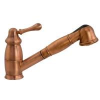 CUCINA MAYA Смеситель для кухни моноком., c выдвижной лейкой, медь