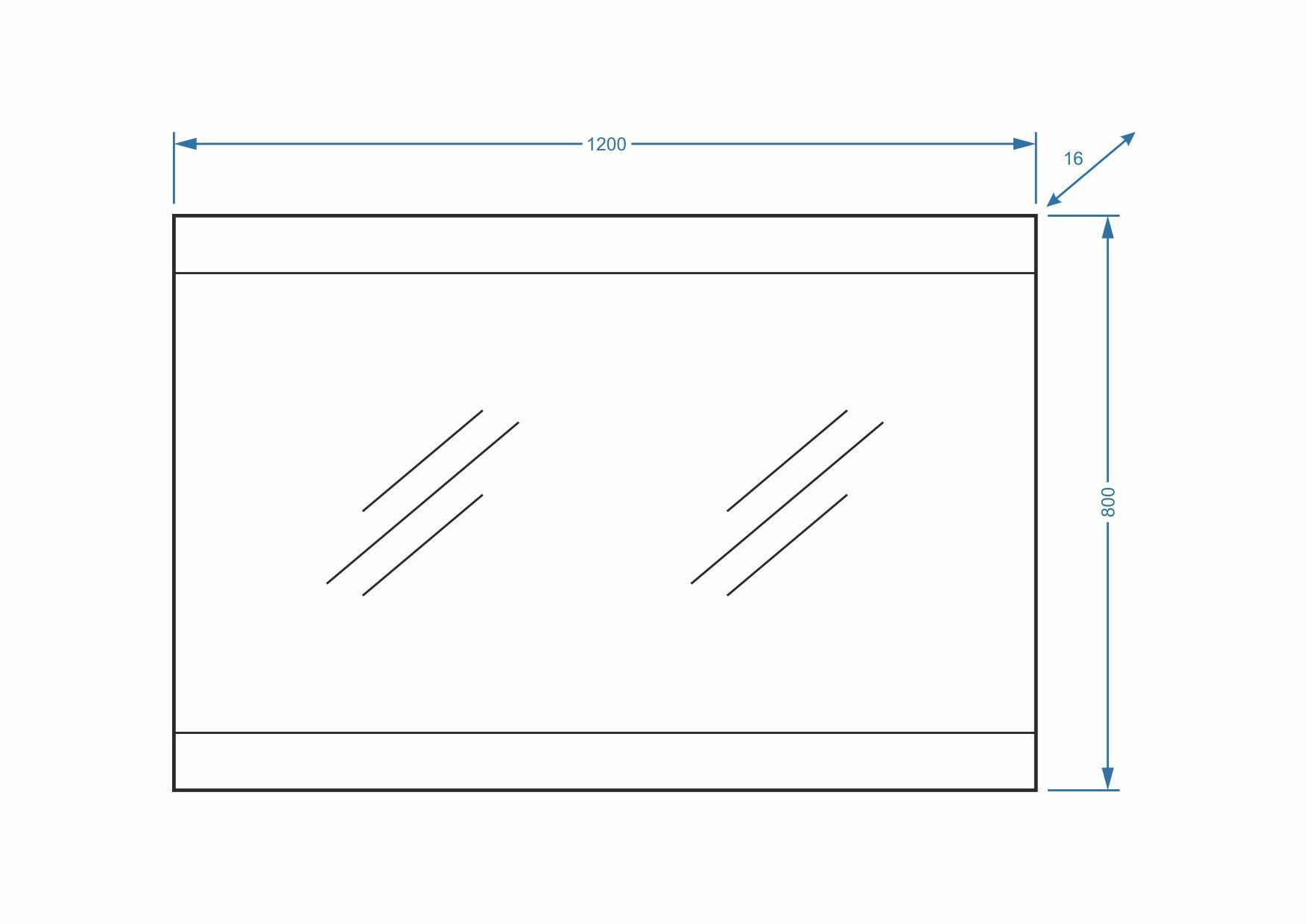 Зеркало "Мадлен 120"