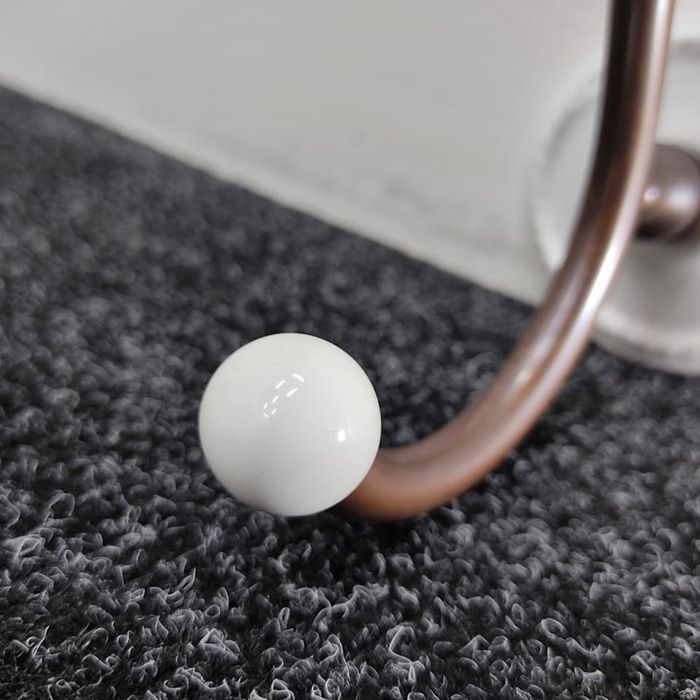 Devon DOROTHY вешалка-крючок настенный, держатель цвет: состаренная медь/белый .цена из наличия), артикул DOR413RAME