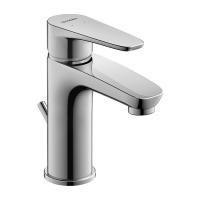 Duravit B.1 Смеситель для раковины с донным клапаном, на 1 отв., излив 101мм, h=155,5мм, цвет: хром