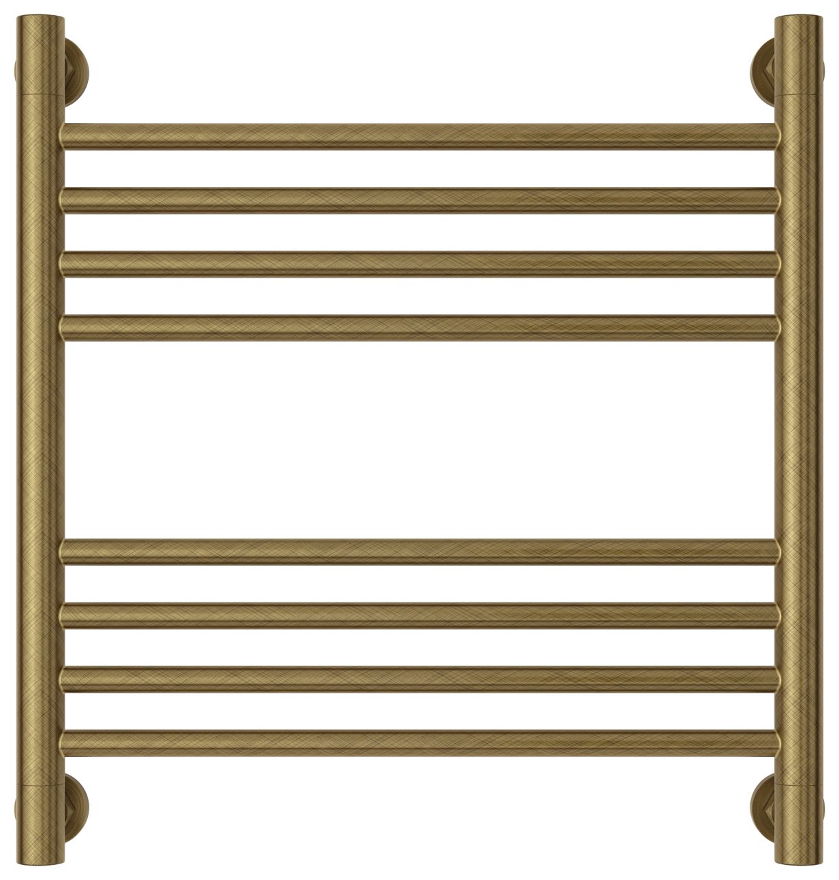 Полотенцесушитель водяной "Богема+" прямая 500х500 (Состаренная БРОНЗА)