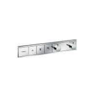 Смеситель для душа, Hansgrohe, RainSelect, тип регулирования воды-термостатический картридж, тип установки-встраиваемый, внутренняя часть-необходимо заказать, цвет-хром, 3 потребителя, возможно одновременное включение нескольких потребителей, кнопка включ Смеситель для душа, Hansgrohe, RainSelect, тип регулирования воды-термостатический картридж, тип установки-встраиваемый, внутренняя часть-необходимо заказать, цвет-хром, 3 потребителя, возможно одновременное включение нескольких потребителей, кнопка включ