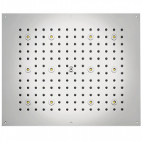 BOSSINI DREAM-RECTANGULAR Верхний душ 570x470 mm, с 12 LED RGB, блок питания/управления, Cromoterapia, цвет: белый матовый BOSSINI DREAM-RECTANGULAR Верхний душ 570x470 mm, с 12 LED RGB, блок питания/управления, Cromoterapia, цвет: белый матовый