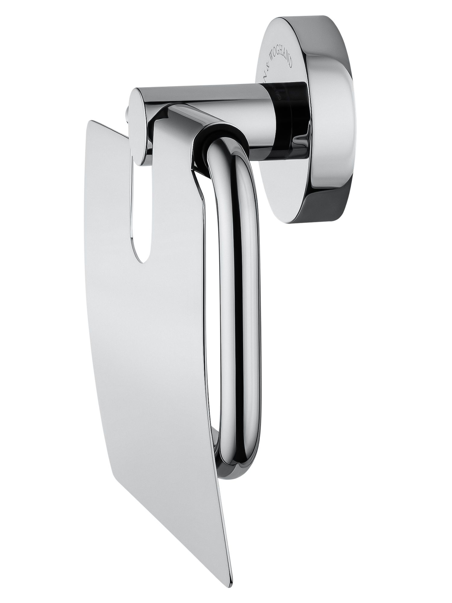 Держатель для туалетной бумаги с крышкой WONZON & WOGHAND EASY, Хром (WW-8126)