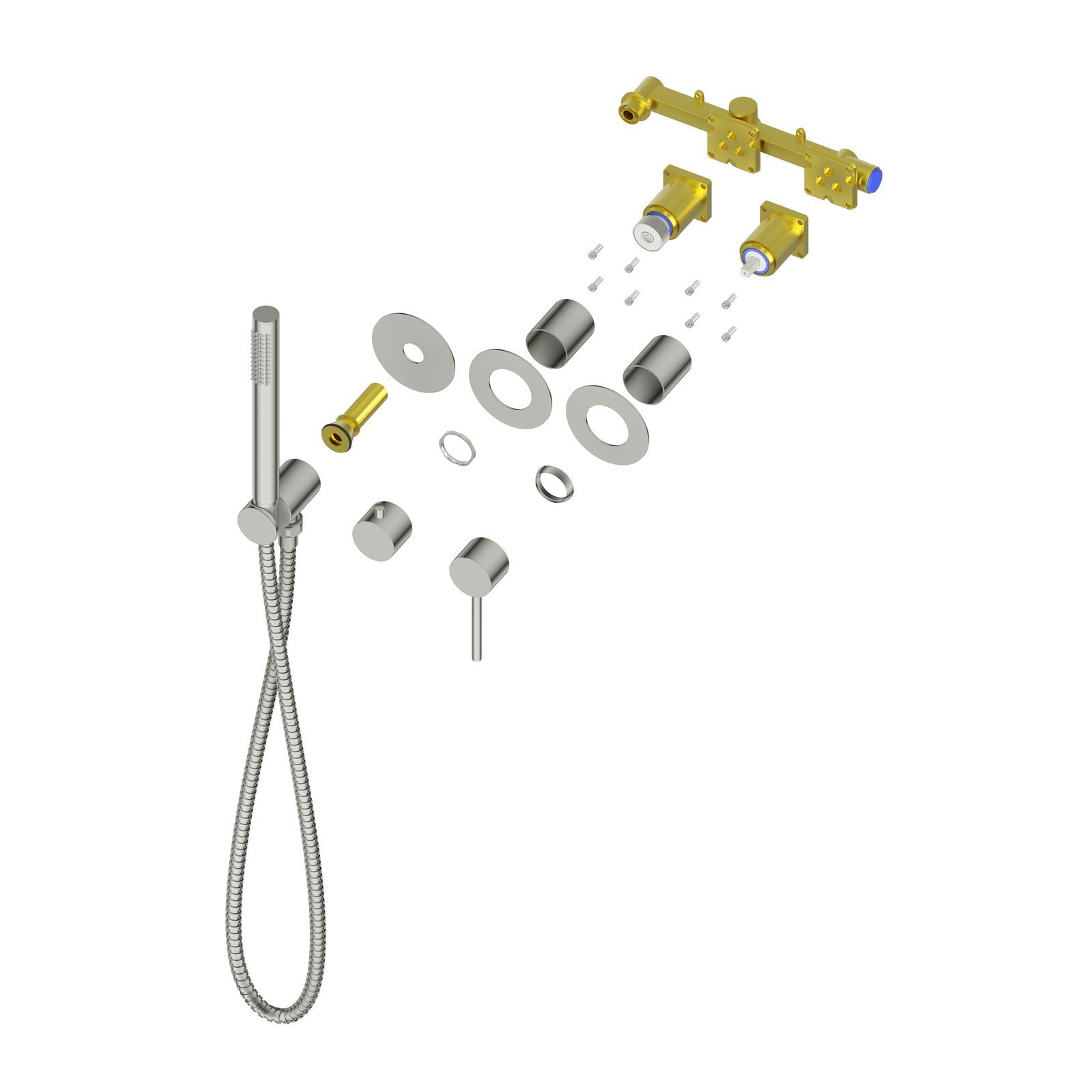 Душевая система встроенная Timo Saona SX-2349/16SM белый матовый, артикул SX-2349/16SM