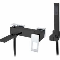 Смеситель для ванны Q BlackChrome_Комплект