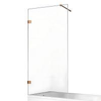 Шторка для ванны NEW TRENDY AVEXA COPPER BRUSHED 50 см EXK-3802-WP (брашированная медь)