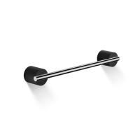 Полотенцедержатель, Decor Walther, Stone, одинарный, неподвижный, ширина, мм-300, глубина, мм-45, высота, мм-40, тип установки-настенный, цвет-Chrome/Black Matt