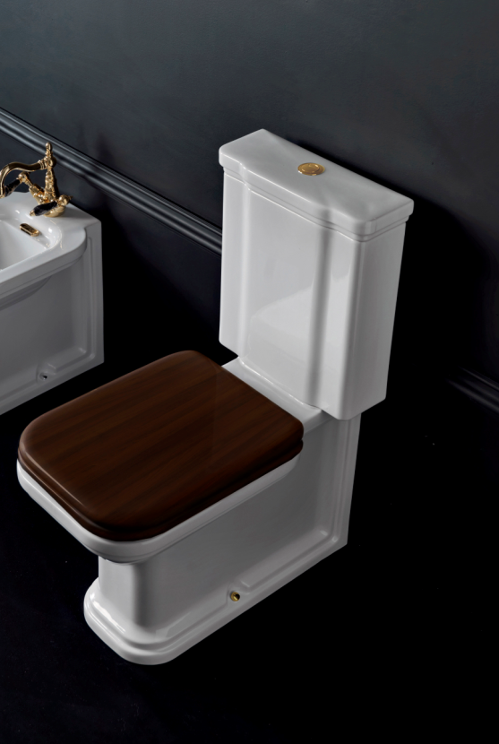 Kerasan Waldorf Унитаз-моноблок, 680*367мм, слив универсальный, цвет белый