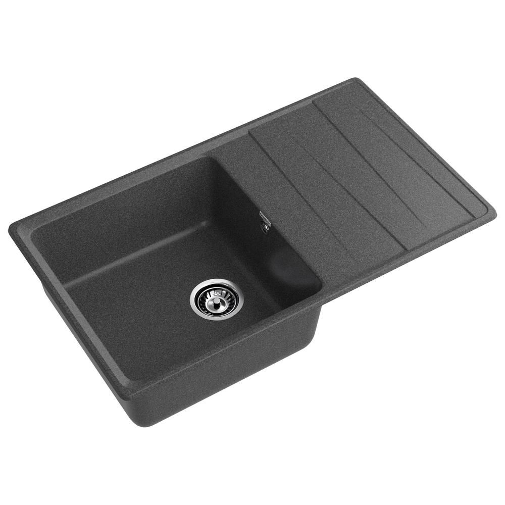 Кухонная мойка GranFest LEVEL 860L, графит, артикул LV-860L графит