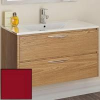 Тумба с раковиной SanVit Мэри-2 90 R kmery902 в цвете Ral подвесная Красный глянец Тумба с раковиной SanVit Мэри-2 90 R kmery902 в цвете Ral подвесная Красный глянец