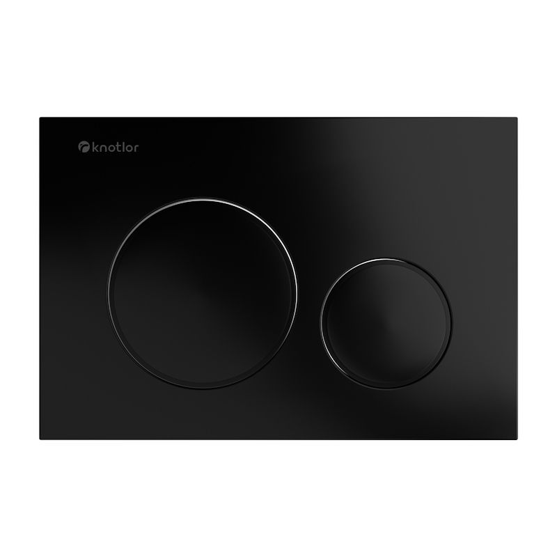 Клавиша смыва Knotlor BIS104BL, черный