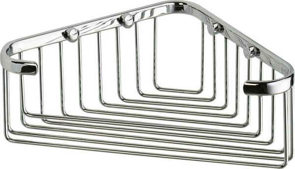 Sanibano, решётка угловая 1-уровневая, длина 19 см, цвет хром