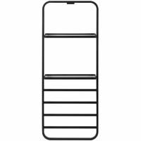 Электрический полотенцесушитель Black&White Universe 400х1010 N-337B с полкой Черный