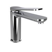 Bongio GIO2 Смеситель для раковины высокий 280 мм на 1 отв., излив 141 мм, цвет: хром