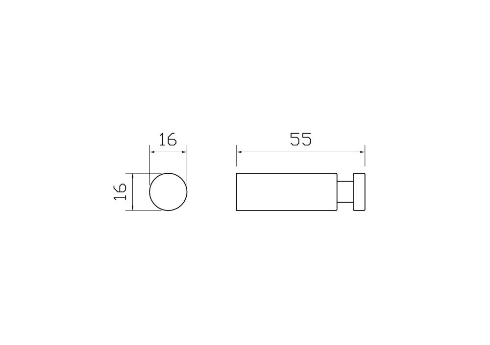 Крючок для ванной WONZON & WOGHAND EASY, Хром (WW-8105-2-CR), артикул WW-8105-2-CR