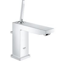 Смеситель для раковины GROHE Eurocube Joy с донным клапаном, средний излив, хром (23657000) Смеситель для раковины GROHE Eurocube Joy с донным клапаном, средний излив, хром (23657000)