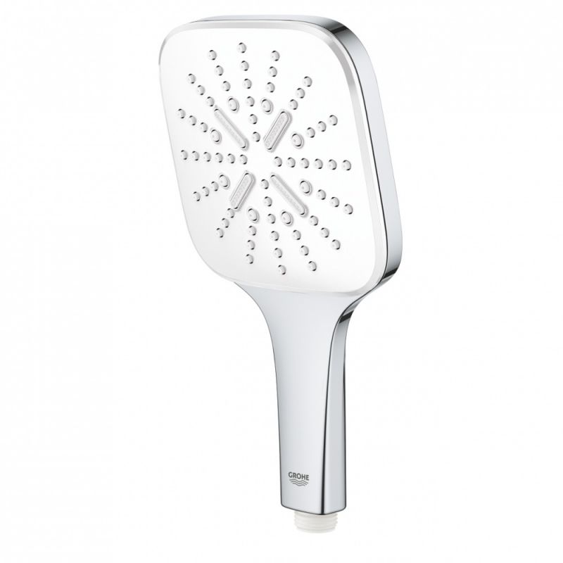 Ручной душ GROHE RAINSHOWER SMARTACTIVE 26551LS0 (хром/белый, пластик, квадратный), шт Ручной душ GROHE RAINSHOWER SMARTACTIVE 26551LS0 (хром/белый, пластик, квадратный), шт