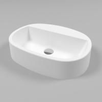 Умывальник WHITECROSS Obsidian B 50x35 (белый мат) иск. камень