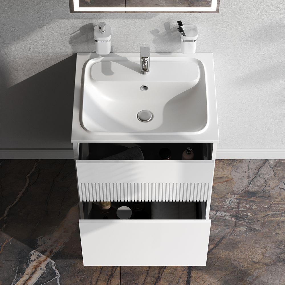 M8FFUX0602WM Func, База 2 ящика (push-to-open), 60 см, цвет белый матовый M8FFUX0602WM Func, База 2 ящика (push-to-open), 60 см, цвет белый матовый