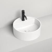 Salini ARMONIA TOP 202 Раковина на столешницу 450х450х116мм, с 1 отв.под смеситель, донный клапан D502, мат-л: S-Sense, глянцевый, белый. Salini ARMONIA TOP 202 Раковина на столешницу 450х450х116мм, с 1 отв.под смеситель, донный клапан D502, мат-л: S-Sense, глянцевый, белый.