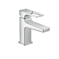 Смеситель для раковины, Hansgrohe, Metropol, тип открывания воды-однорычажный, отверстия для монтажа-1, высота, мм-191, вынос излива, мм-127, цвет-хром, с рукояткой-петлей, со сливным клапаном PushOpen, для маленьких раковин Смеситель для раковины, Hansgrohe, Metropol, тип открывания воды-однорычажный, отверстия для монтажа-1, высота, мм-191, вынос излива, мм-127, цвет-хром, с рукояткой-петлей, со сливным клапаном PushOpen, для маленьких раковин