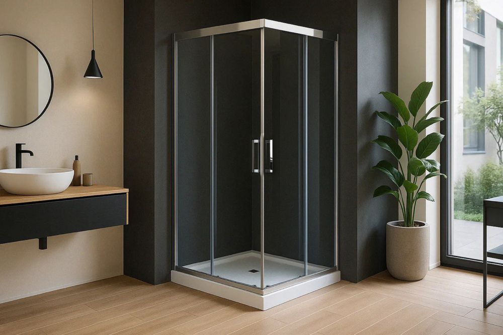 Душевой уголок Royal Bath RB HPD-T-CH 105х105х200 (прозрачное), артикул RB105HPD-T-CH