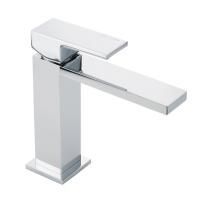 KVANT Смеситель для раковины (плоский излив) моноком., хром