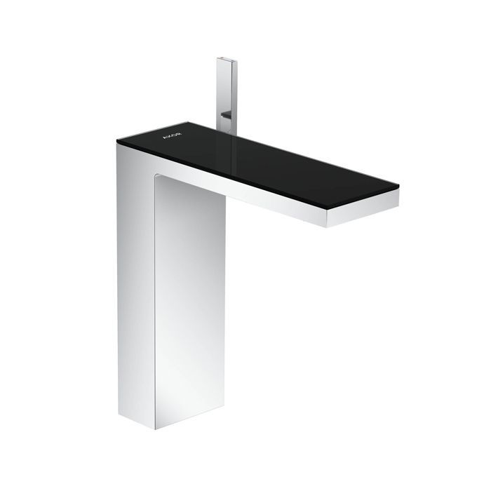 AX MyEdition Смеситель для раковины 230, на 1 отв., излив 245мм, со сливным гарнитуром (без панели), цвет: хром